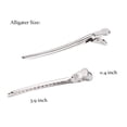 thumbnail image 3 of Dividing Duck Bill Clips for Styling design salon hairdressing tools Metal Rustproof Duckbill Hair Clips Metal Rustproof Alligater clips (SILVER), 3 of 4