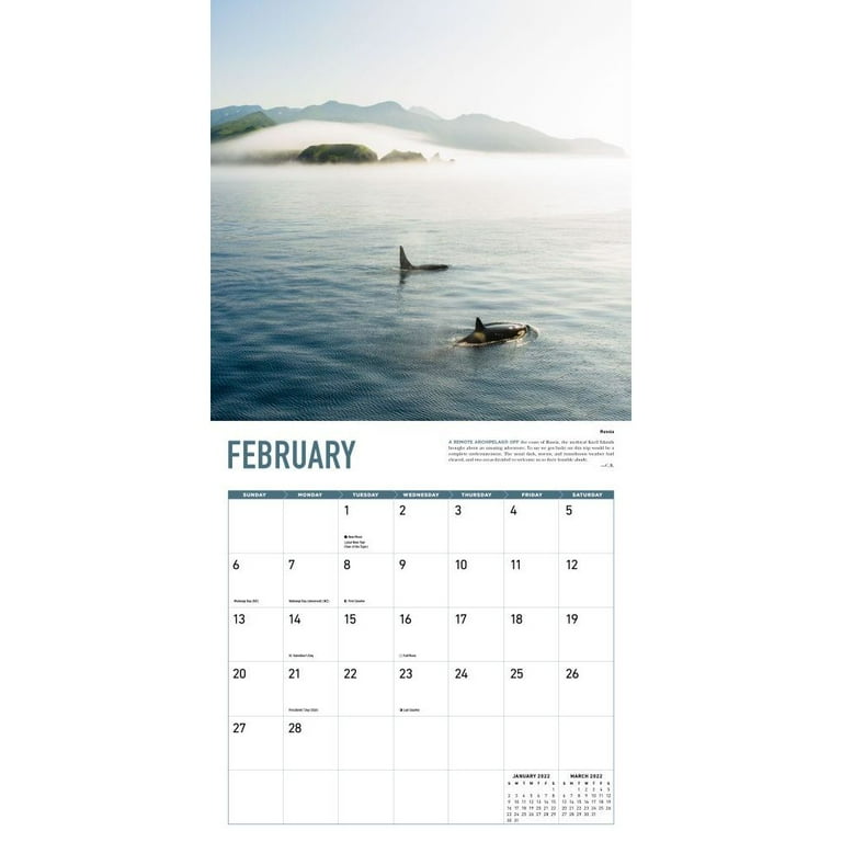Chris Burkard Edge of the Earth 2022 Wall Calendar (Calendar