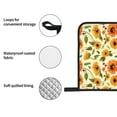 thumbnail image 4 of Pofeuu Sunflowers And Butterflies Print Oven Mitts and Pot Holders 4 pcs Set,High Heat Resistant 500 Degree Extra Thicken Long Kitchen Cotton Oven Glove for Cooking, 4 of 6