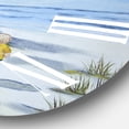 thumbnail image 3 of Designart 1 in Quartz Coastal Wall Clock, 3 of 5