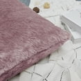thumbnail image 6 of Home Soft Things Faux Fur Throw Pillow Cover 4 Piece Set-Lilas - 20" x 20", 6 of 9