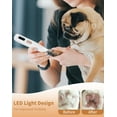 thumbnail image 3 of Paw Trimmer with LED Light, Ultra-Low Noise Dog Trimmer Grooming Kit with Replacement Blades, Waterproof Rechargeable Pet Hair Clippers for Small Dogs Cats Paws, Eyes, Ears, Face, Rump, 3 of 7