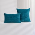 thumbnail image 1 of Yisang Hexagonal Pattern Embossed Pillow Cover Bed Pillow Bedside Living Room Sofa Cushion Back, 1 of 3