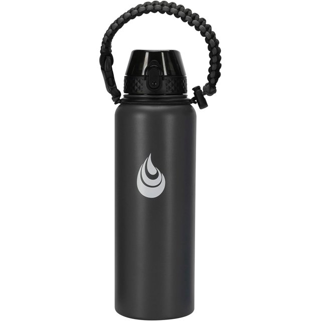 40 Oz Stainless Steel Water Bottle (Matte Black)