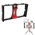 thumbnail image 4 of Phone Video Camera Cage, ABS Smartphone Video Camera Cage Portable Shock Resistant  For Livestreaming Red, 4 of 8