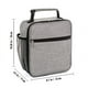 thumbnail image 3 of Bolsa refrigeradora JM de negocios roja papel de aluminio engrosado tela Oxford, 3 of 5