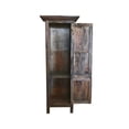 thumbnail image 4 of Sunset Trading Cottage Tall 2-Door Wood Storage Cabinet in Raftwood Brown Wood, 4 of 5