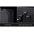 thumbnail image 3 of Professional Barber Case with Combination Lock, Large Hard Shell Travel Organizer for Hair Clippers Scissors Tools, Portable Storage Box for Stylists Hairstylist – Holds 4 Clippers & 8 Shears, 3 of 11