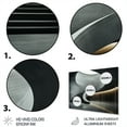 thumbnail image 3 of Designart "Subtle Shades on a Grey Concrete Canvas II" Architecture Metal Art Print, 3 of 5