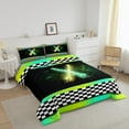 thumbnail image 3 of Erosebridal Lightsaber Bedding Full Comforter Set, Sports Game Down Comforter, Geometric Decor, Reversible 3 Pieces, 3 of 8