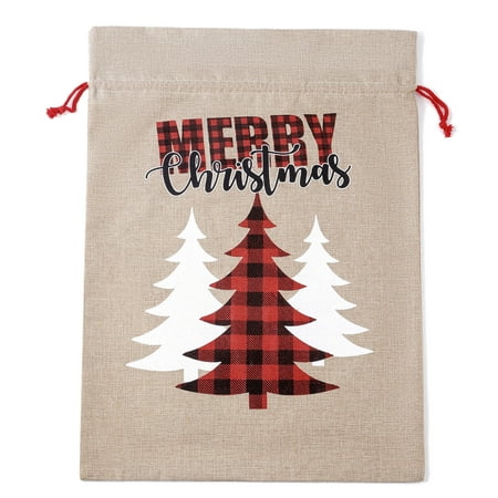 2022 Christmas Decorations Indoor,Christmas Gifts For Teenage Girls,Christmas Gift Bag Christmas Gift Backpack Imitation Linen Gift Bag Holiday