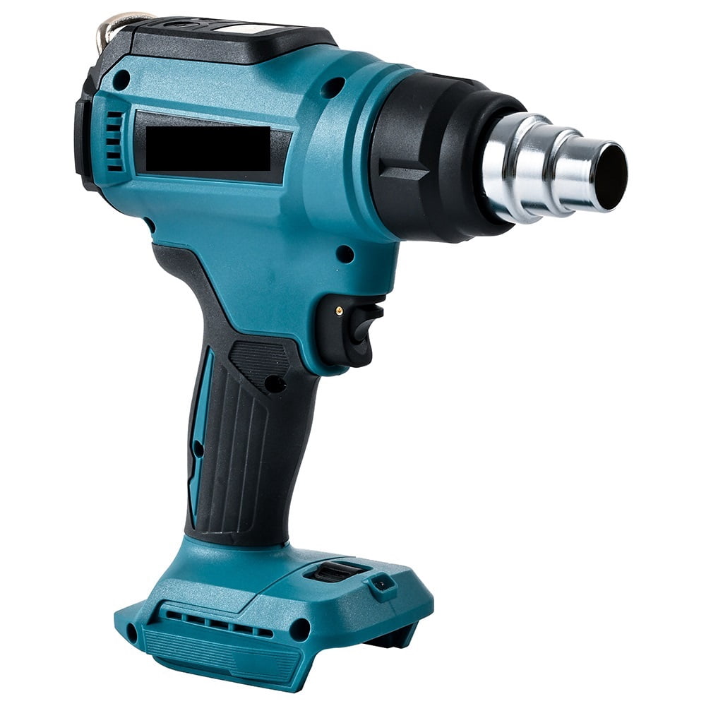 18V Heat Gun Shrink Wrapping Tool Hot Air Gun Air Dryer Soldering Thermal Blower with LED display, Tool only, No battery ,Variable Temperature