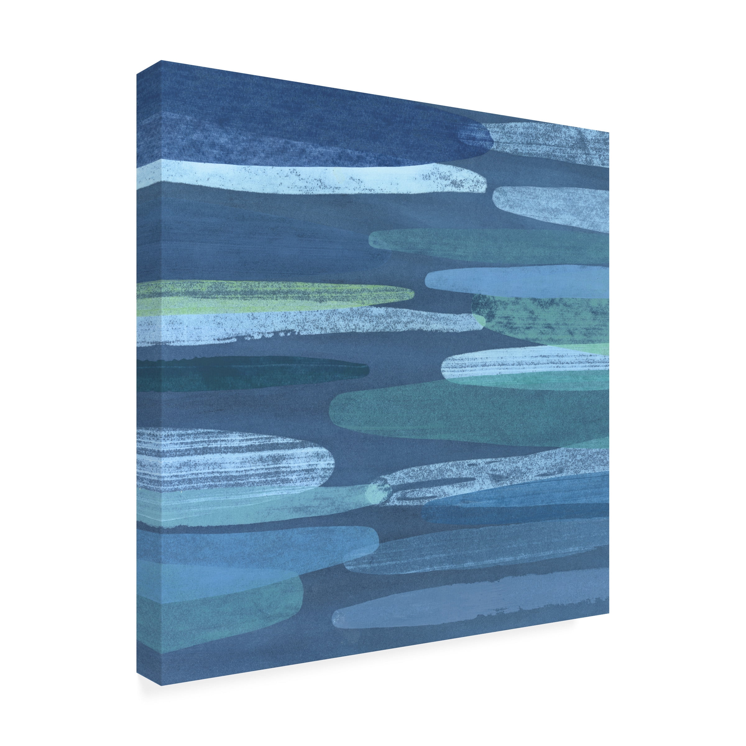 Megan Meagher 'Overlapping Hues II' Canvas Art