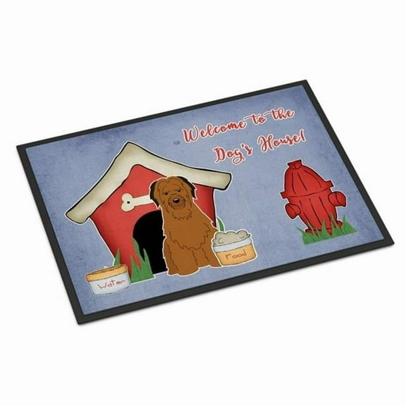 Carolines Treasures BB2836JMAT Dog House Collection Briard Brown Indoor or Outdoor Mat, 24 x 0.25 x 36 in.