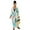 Multi-color, variant on EDOLYNSA Leaf Printed Summer Kimono Cardigan Hawaiian Vacation Outfit Women's Swimming Cover-up with Self Tie