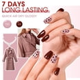 thumbnail image 3 of Set de esmaltes de uñas GELLEN Quick Dry Natural, 6 colores, rojo nude, 3 of 6
