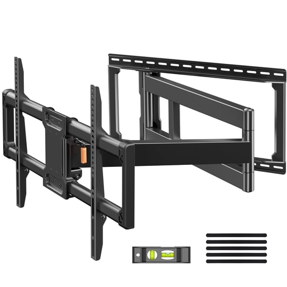 MountFTV 150 lbs TV Wall Mount for 42-97 inch TVs,Full Motion with 40.1" Extension Articulating Long Arms,Max 800x400mm,Swivel and Tilt TV Wall Bracket