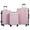 Pink, variant on Travelhouse 3 Piece Hardside Luggage Sets Lightweight Suitcase with TSA Lock Spinner Wheels 20in24in28in.(Pink)