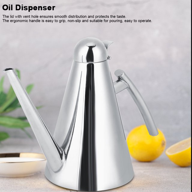 Vinegar Bottle, Sauce Vinegar Dispenser Stainless Steel Oil Dispenser, Oil Storage Pot Kitchen for Home