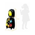 thumbnail image 2 of Gymax Ensemble de Bagages pour Enfants 2 Pcs Sac à Dos et Valise à Roulettes pour l'École et les Voyages ABS, 2 of 10