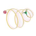thumbnail image 2 of thinsony Cat Tunnel Collapsible Pet Interactive Toy Small Animals Portable for Kitten, 2 of 9