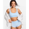 thumbnail image 3 of Women's Natrelax No Underwire Bralette No Padding Comfort Sleep Bra Ribbed Wireless Pullover, 3 of 7