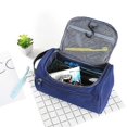 thumbnail image 3 of Men's Cosmetic Bag Travel Storage Bag Waterproof Travel Toiletry Bag Business Bag (Blue), 3 of 5