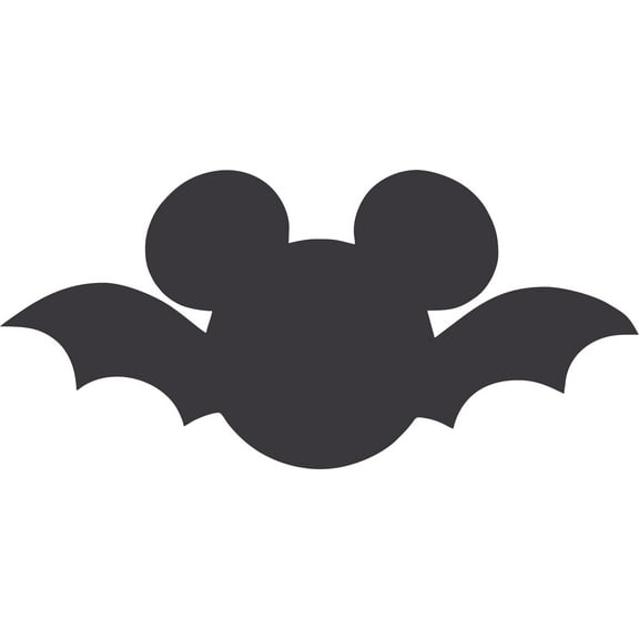 The Bat Cartoon Character Art Vinyl Decors Sticker Design Decal Girls Boys Kids Room Bedroom Nursery Kindergarten Home Decor Stickers Wall Vinyl Design Decoration Size (10x8 inch)