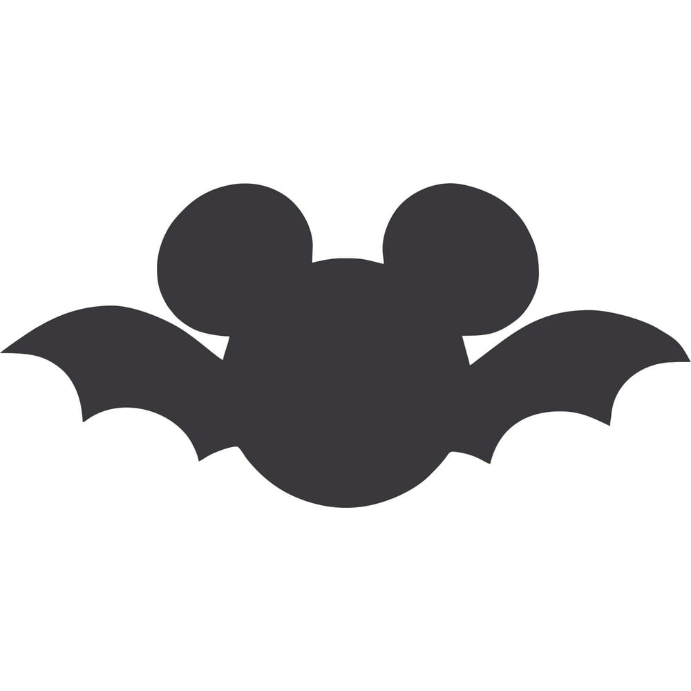 The Mickey Mouse Bat Cartoon Character Art Vinyl Decors Sticker Design ...