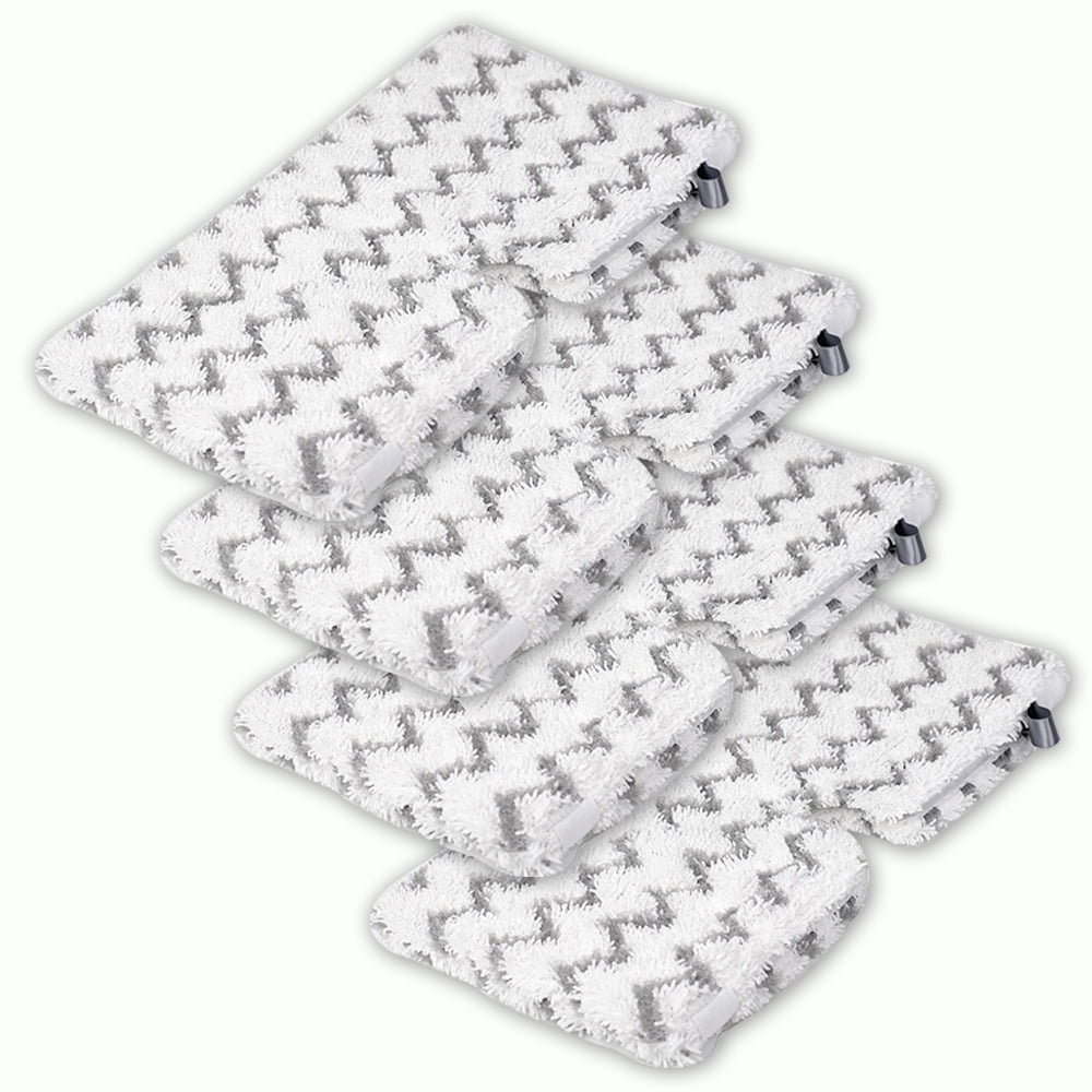 Gecheer Set of 4 Microfiber Steam Mop Replacement Pads Mop Accessories Rectangular Washable