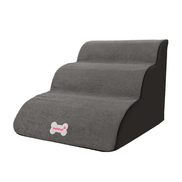 3 escalones de espuma para mascotas funda con cremallera extraíble lavable gris Yuyangstore Escaleras de gato