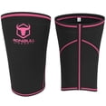 thumbnail image 2 of Rodilleras de 7 mm (1 par) - Rodilleras de alto rendimiento para levantamiento de pesas, cross training y powerlifting - Las mejores rodilleras y correas de compresión - Para hombres y mujeres (Negro/, 2 of 5