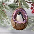 thumbnail image 4 of Fwttom Natural Animal Theme Christmas Ornaments - Cute Little Creature Hanging Christmas Tree Decorations, 2D Flat Small Accessories Xmas Holiday Decor, 4 of 6