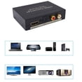 thumbnail image 2 of Adaptador divisor convertidor de sonido y video con SPDIF / óptico / + salida analógica estéreo L / R Yotijar Extractor audio de HDMI, 2 of 8