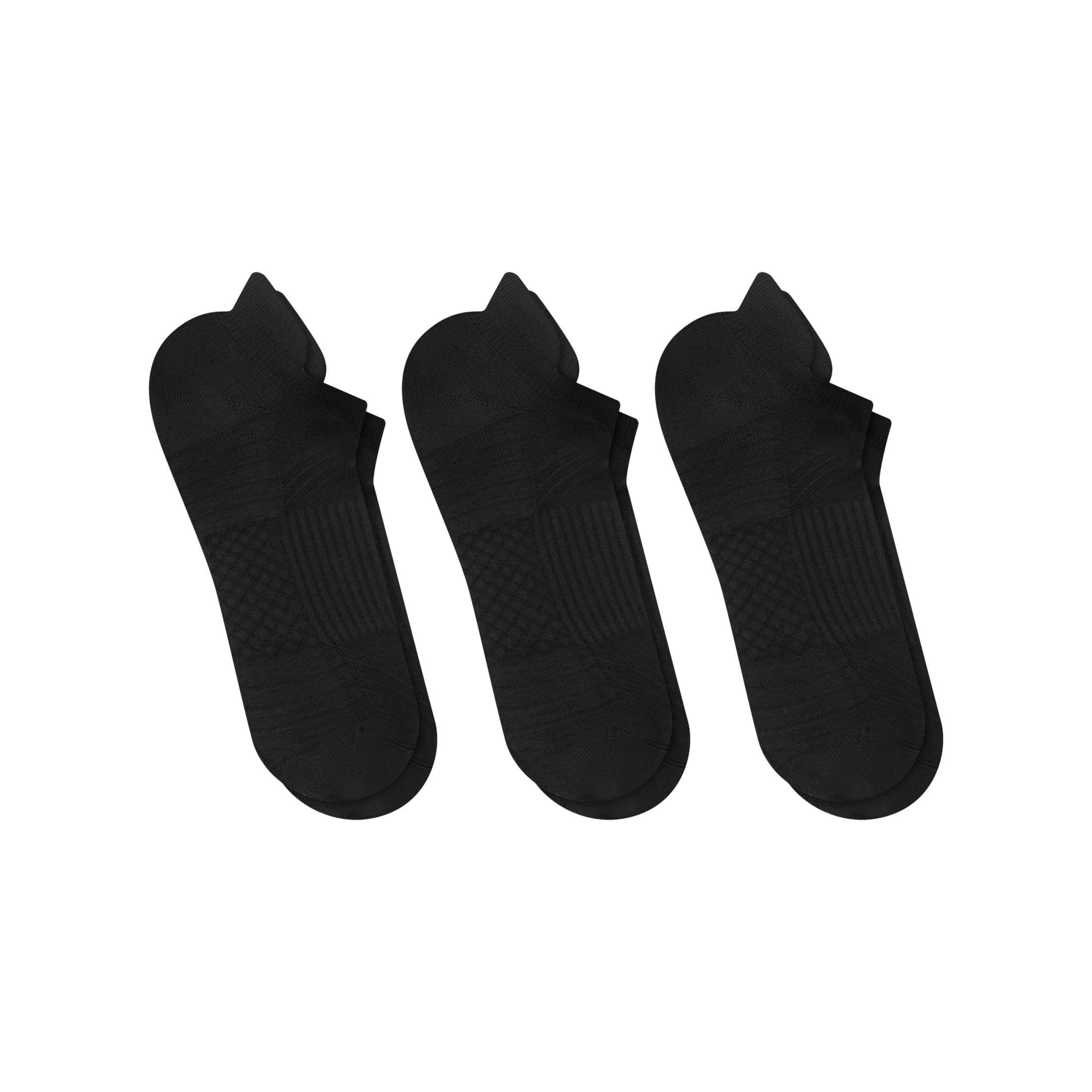 Hanes Mens No-Show Socks Pack with Heel Shield, 3-Pack, Moves Impact Zone Cushion, Shoe Sizes 6-12