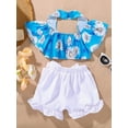 thumbnail image 2 of Canis Toddler Girls Off Shoulder Ruffle, Tops & Short Pants Set (Girl's), 2-Piece Set, Sizes 1-6 Y, 2 of 6