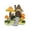 c, variant on Mushroom Cottage Statue with Welcome Sign, Colorful Resin Fairy Garden House for Outdoor Lawn, Patio and Home Landscape Decoration