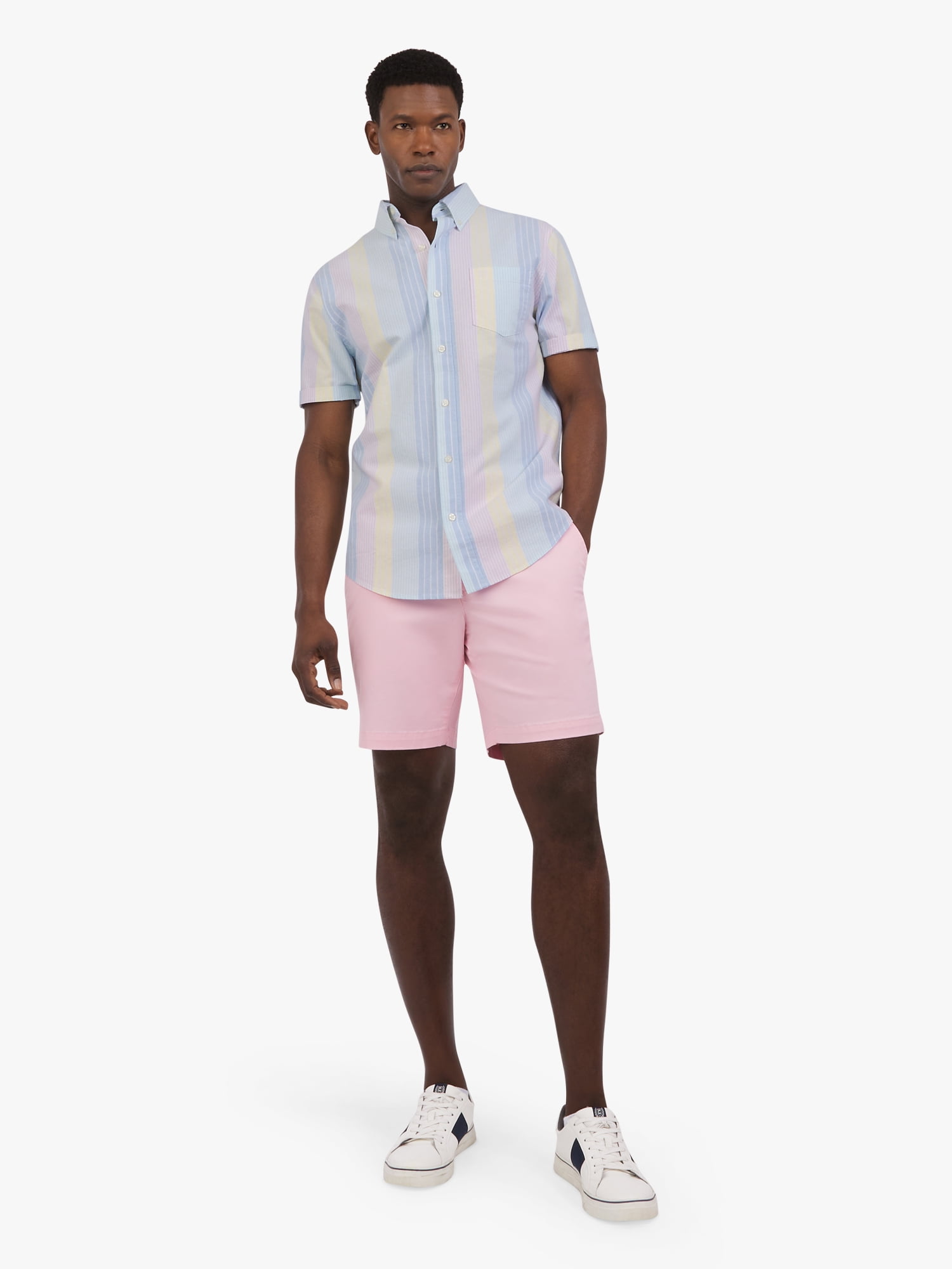 Chaps Men's and Big Men's Short Sleeve Oxford Woven Shirt, Sizes S-3XL