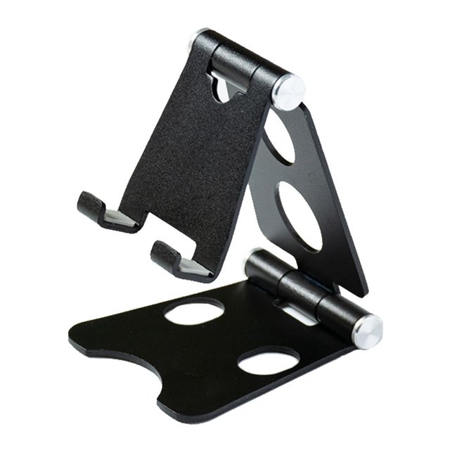 Soporte de tableta de teléfono de aleación de aluminio Soporte de soporte de soporte móvil antideslizante universal de escritorio Reemplazo para iPhone Jumpingount PJ7730-01
