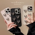 thumbnail image 2 of Luxury Plating Love Heart Case For iPhone 15 14 13 12 11 Pro Max X XS XR 7 8 Plus SE 3 Soft Shockproof Bumper Protective Cover, 2 of 5