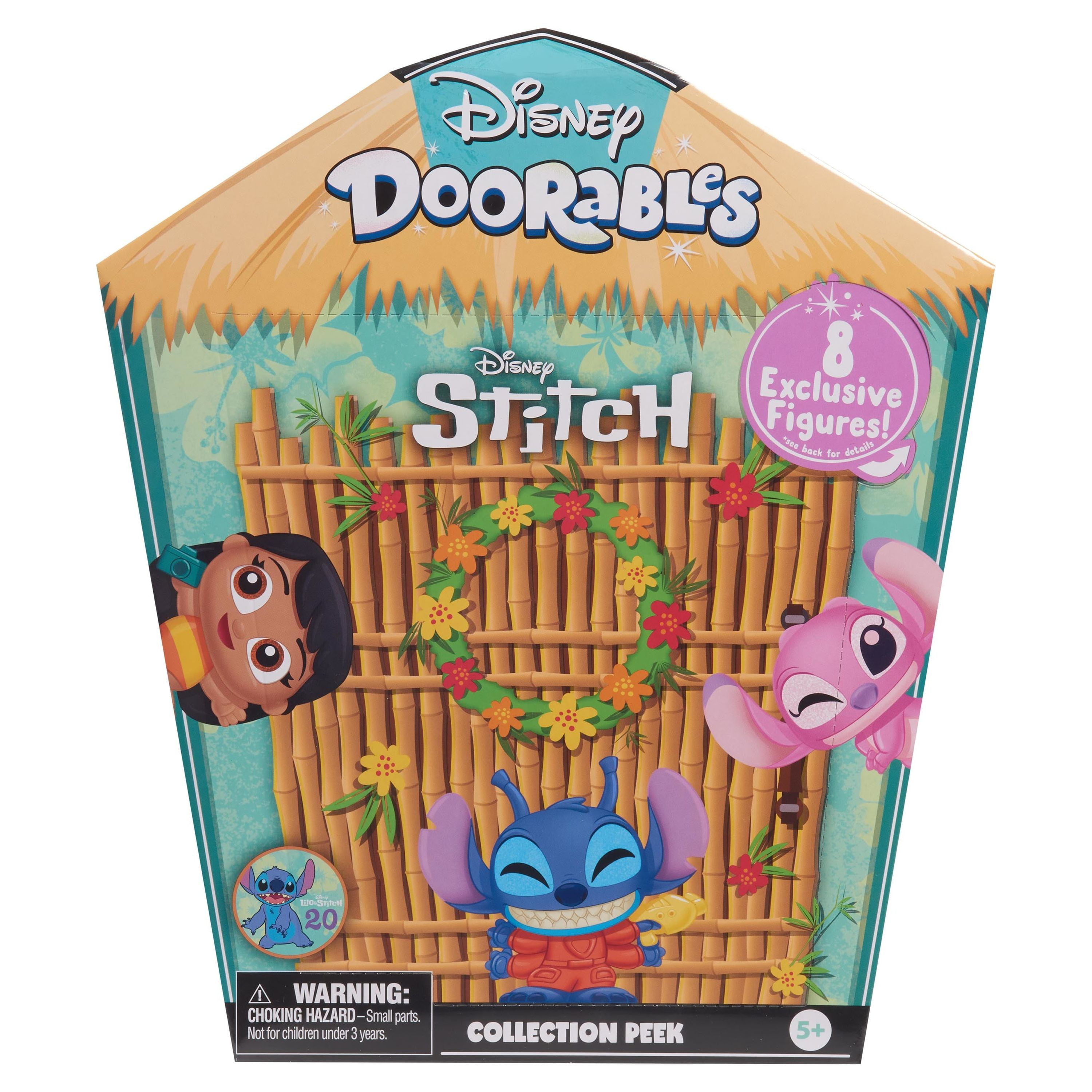Disney Doorables - Stitch - Collection Peek - Fire Dance Stitch - Glittery  Eyes