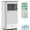Black, variant on EastVita 8,000 Btus Portable Air Conditioner, 3-in-1 Air Conditioners Unit for Rooms up to 350 Sq.Ft, Quiet Portable Ac Unit White