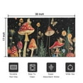 thumbnail image 5 of Red Mushroom Frog Black Pattern Door Rugs,Washable Non Slip Door Mats Indoor,Decorative Door Mats,Entry Mat Indoor for Entrance,Bedroom,Kitchen,Bathroom,17"x30", 5 of 6