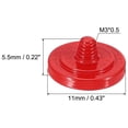thumbnail image 2 of Unique Bargains Shutter Release Button Soft Shutter Release Button Copper Camera Shutter Button Concave, Red 4 Pack, 2 of 6