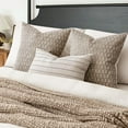 thumbnail image 4 of SUSIELADY Set of 2 Decorative Vintage Floral Print Throw Pillow Covers Neutral Modern Farmhouse Cushion Covers Boho Home Decor for Sofa Couch Bedroom Living Room Outdoor,18×18 Inch, Iced Coffee, 4 of 6