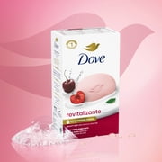 Dove Beauty Bar Soap For Revitalized Skin, Revitalizante Cherry & Chia Milk, A Skin Energy Boost, 3.75 oz 4 Count