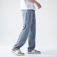 thumbnail image 4 of Men's Straight Regular Fit Jeans with Flex Soft, 4 of 8