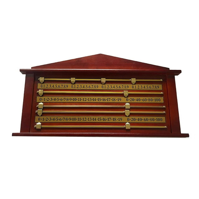 S SERENABLE Shuffleboard Scoreboard Club Accessories Player Snooker Billard Score Board brass