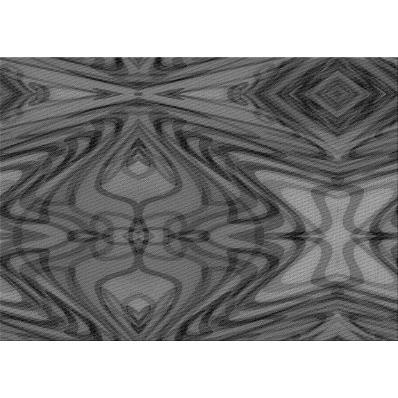 Ahgly Company Machine Washable Indoor Rectangle Transitional Platinum Gray Area Rugs, 4' x 6'