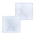thumbnail image 4 of 2 piezas resina para posavasos, almacenamiento de posavasos de silicona, de fundición para arte artesanal,, 4 of 9